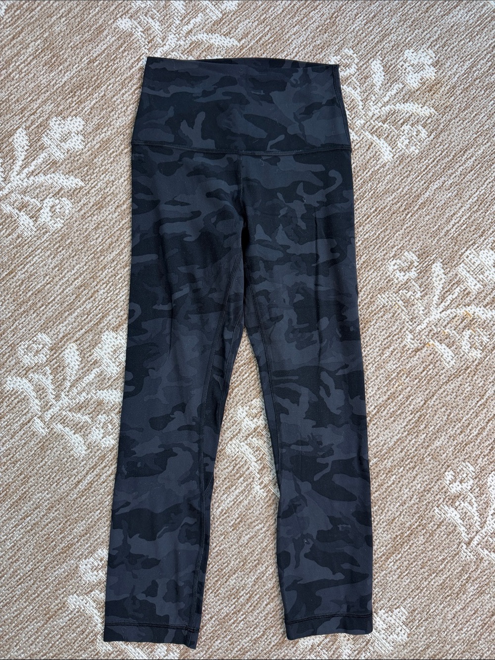Lululemon Black Camo High-Waist Leggings